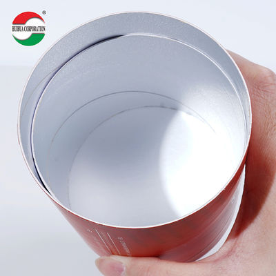 OEM Customized UV CMYK Gold Stamping Printing Paper Tube with EVA Foam Paper Can Packaging for Essential Oil Bottle