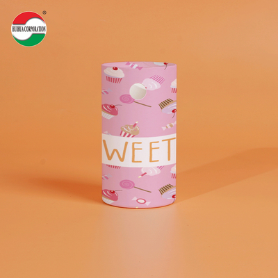 Custom Eco Friendly Biodegradable Childproof Resistant Packaging Round Cylinder Paper Tube With Child Lock