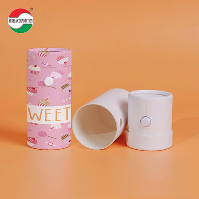 Custom Eco Friendly Biodegradable Childproof Resistant Packaging Round Cylinder Paper Tube With Child Lock