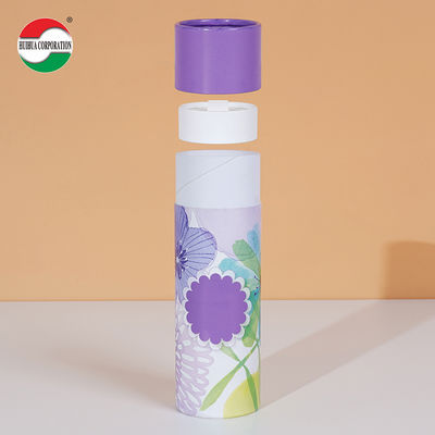 Custom Printed Kraft Cardboard Spice Paper Tube For Loose Powder Packaging Eco Friendly Cylinder