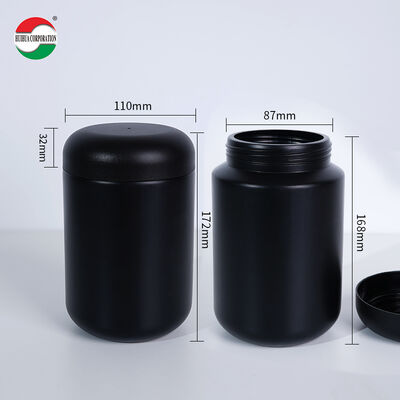 Food Grade Manufacturer Soft Touch Plastic HDPE Bottle Container For Medicine Powder Shampoo And Conditioner