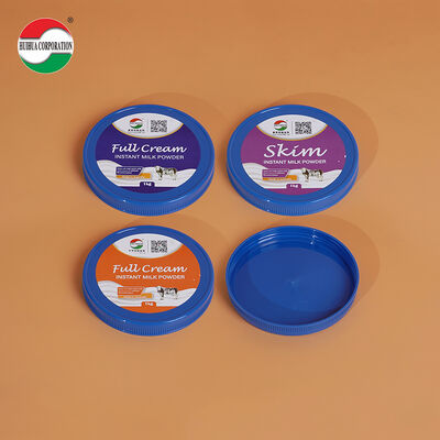 Bouchon PP couleur personnalisée avec logo personnalisé pour pot de lait en poudre