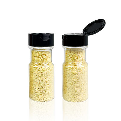 Spice Bottle With Shaker Lids Pepper Salt Jar With Flapper Cap /PET Plastic Seasoning Container