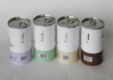 Emballage de tube de papier de Pantone pour l'aluminium instantané EOE de poudre de boissons