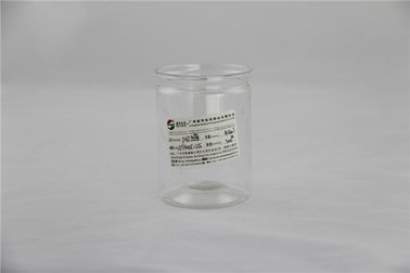 l'ANIMAL FAMILIER en plastique clair ouvert facile du cylindre 550ml peut pour l'emballage de nourriture/biscuits