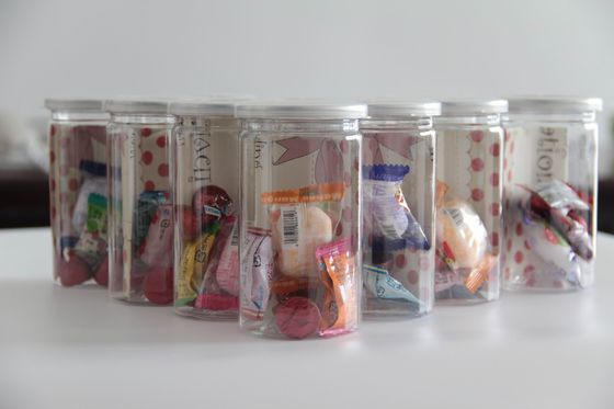 Amincissez les pots droits d'animal familier d'espace libre de nourriture, pot en plastique de sucrerie de taille de 1120mm