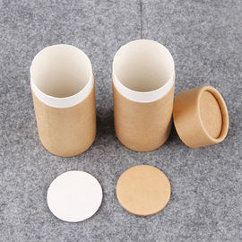 China Factory Made in China OEM Customized High Quality Kraft Paper Tube Push Up with PE inner Paper Can for Lipstick Deodorant