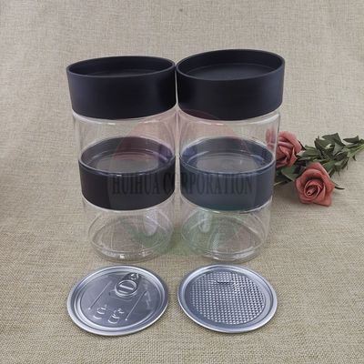 Food Grade Dried Food PET Packaging Jar EOE Screw Cap Stackable