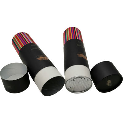 Biodegradable Coffee Powder Airtight Paper Tube Packaging Inner Aluminum Foil