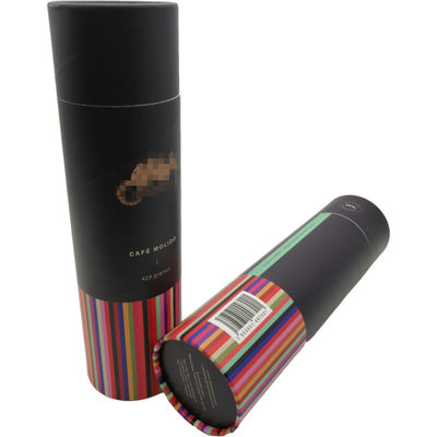 Biodegradable Coffee Powder Airtight Paper Tube Packaging Inner Aluminum Foil
