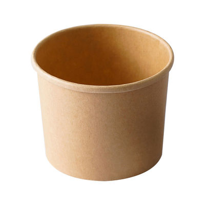Kraft Paper PLA Liner Biodegradable Disposable Bowls Chinese Cuisine Takeaway