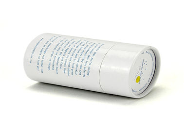 Gloss Lamination White Cardboard Paper Tubes For Power Packaging